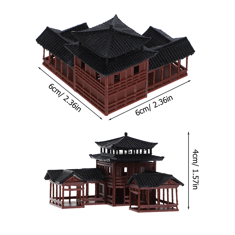 Japanese Garden Bonsai - Modellino di Edificio Antico, Miniatura di