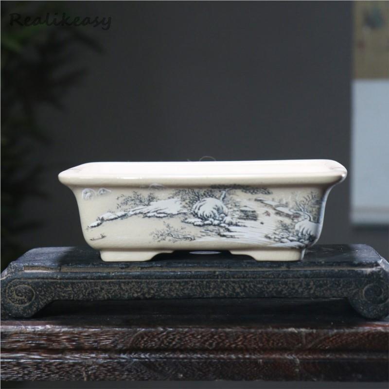 Japanese Garden Bonsai - 6 dimensioni viola sabbia vaso di