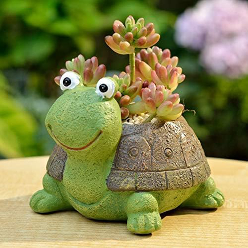 Bonsai Garden For Desk - Cute Turtle Planter succulente Bonsai Cactus