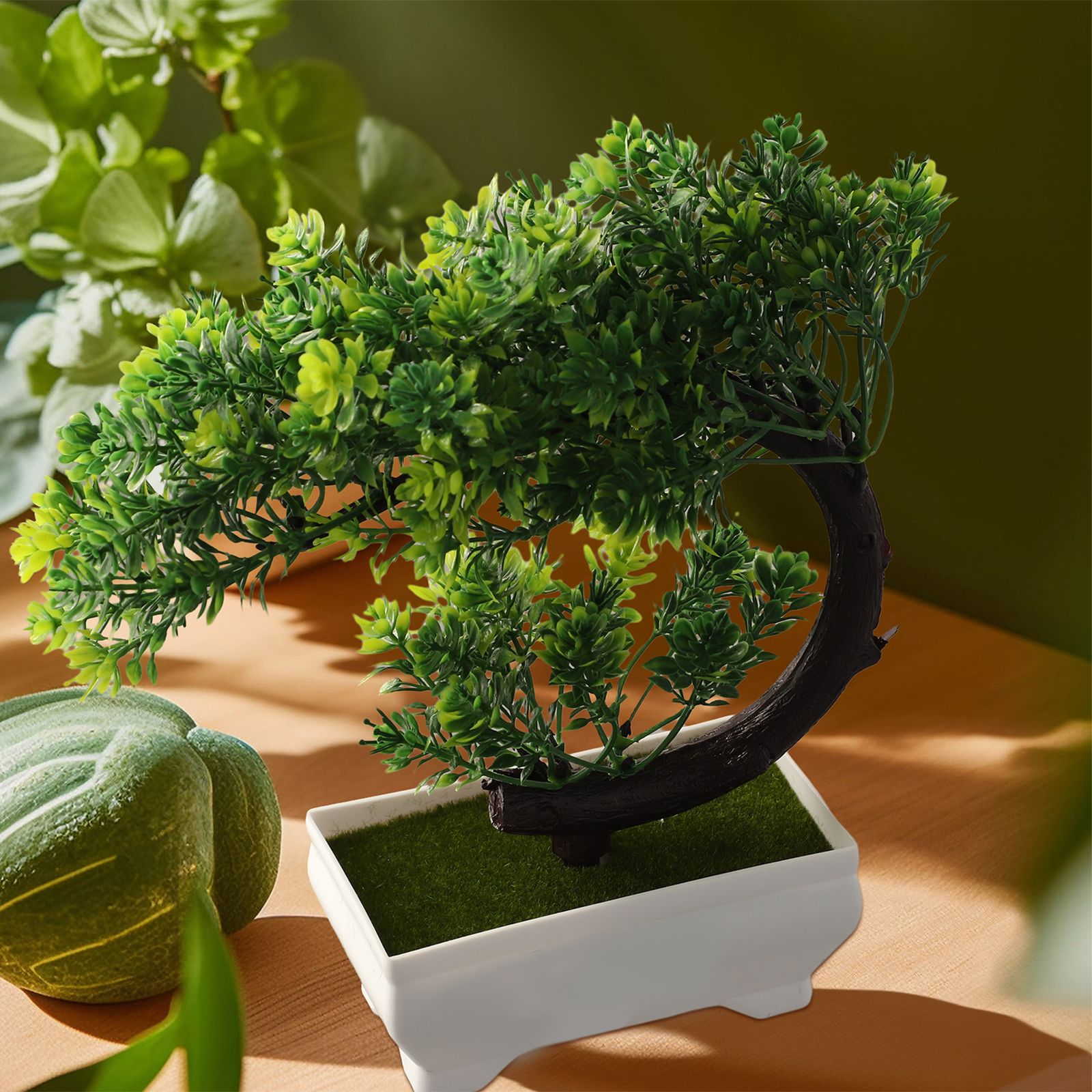 Bonsai Garden For Desk - Ornamento bonsai in plastica in vaso