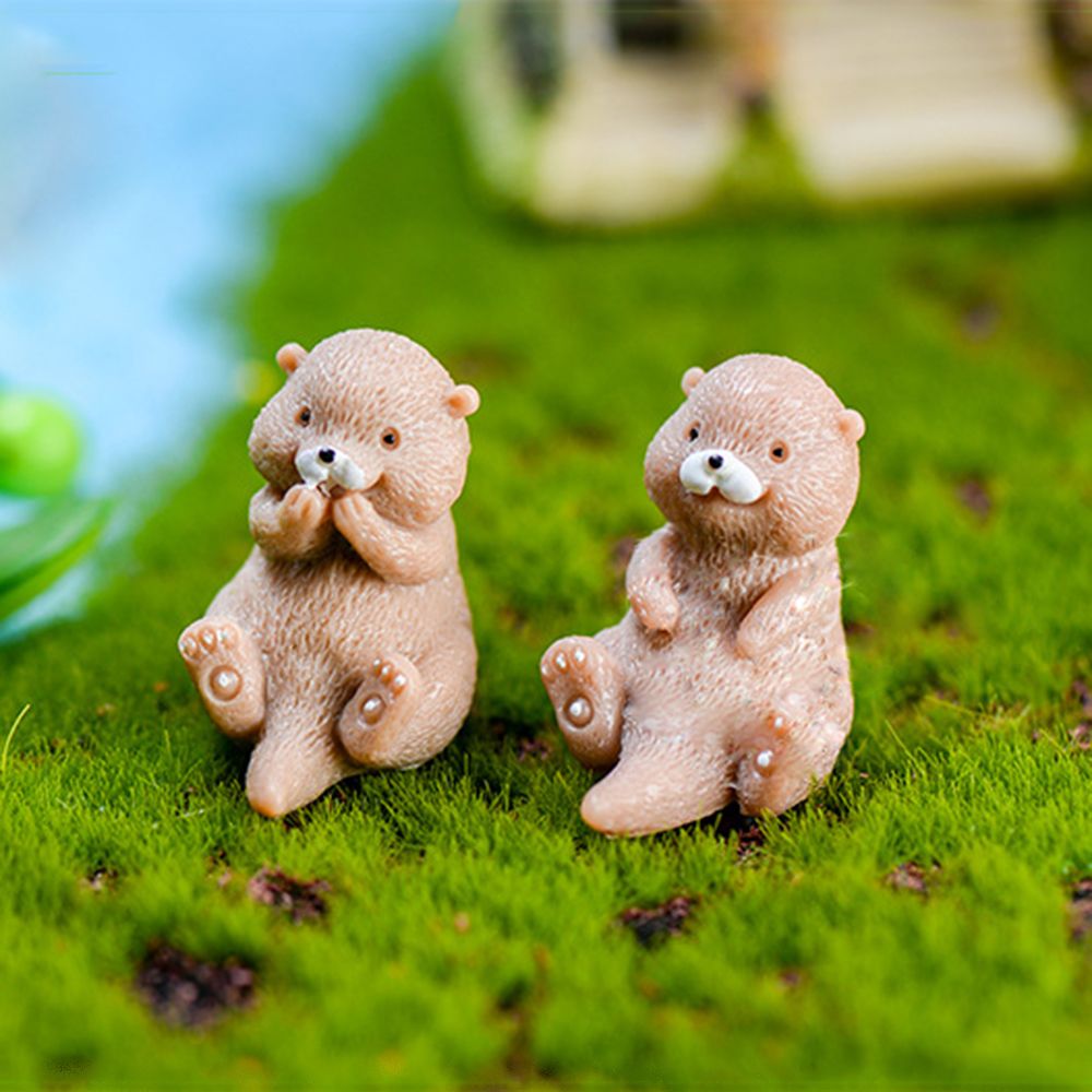 Bonsai Garden Europe - Figurine di Otters Mini Home Decor