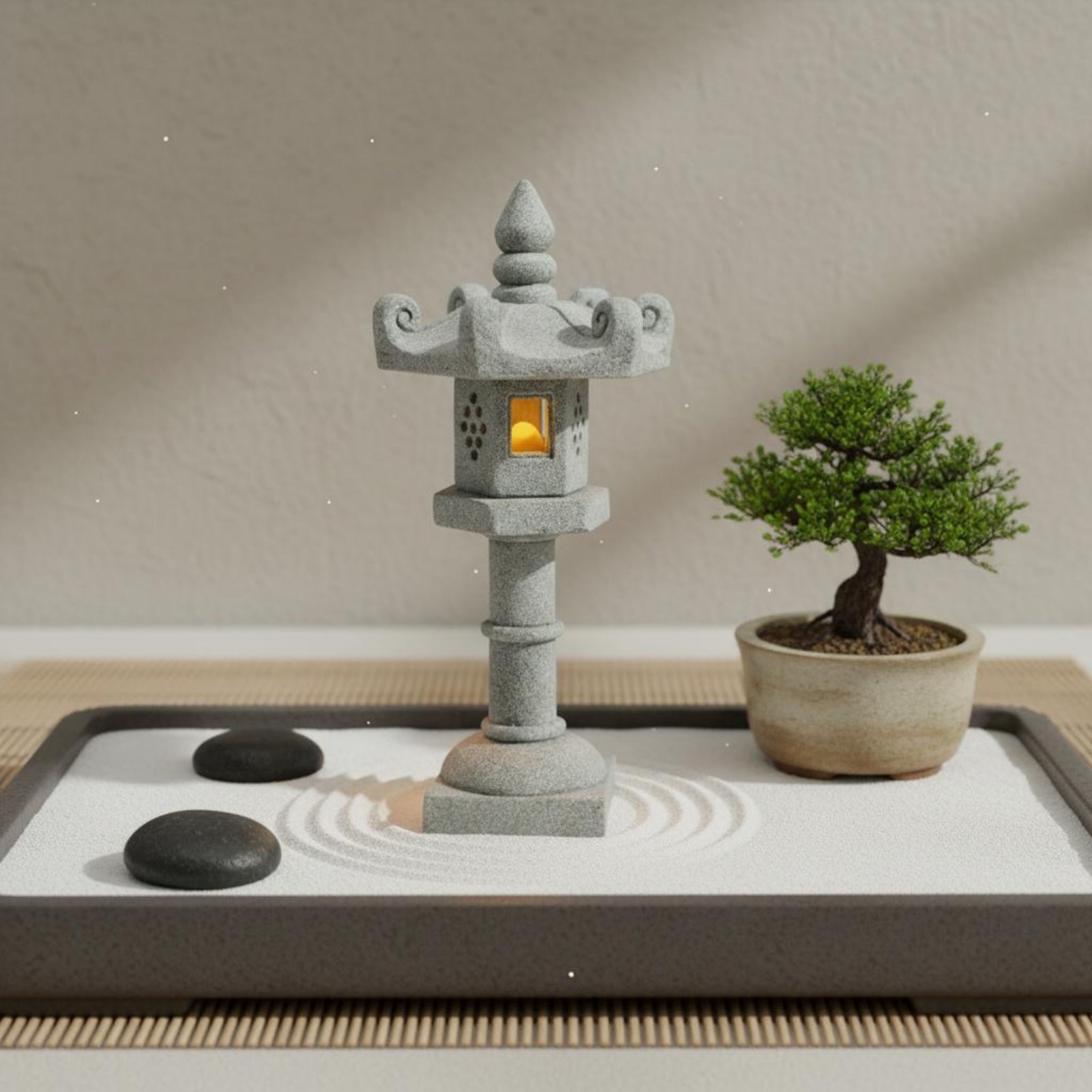 Lanterna in Pietra Miniatura c - Japanese Garden Bonsai recensione e prezzo