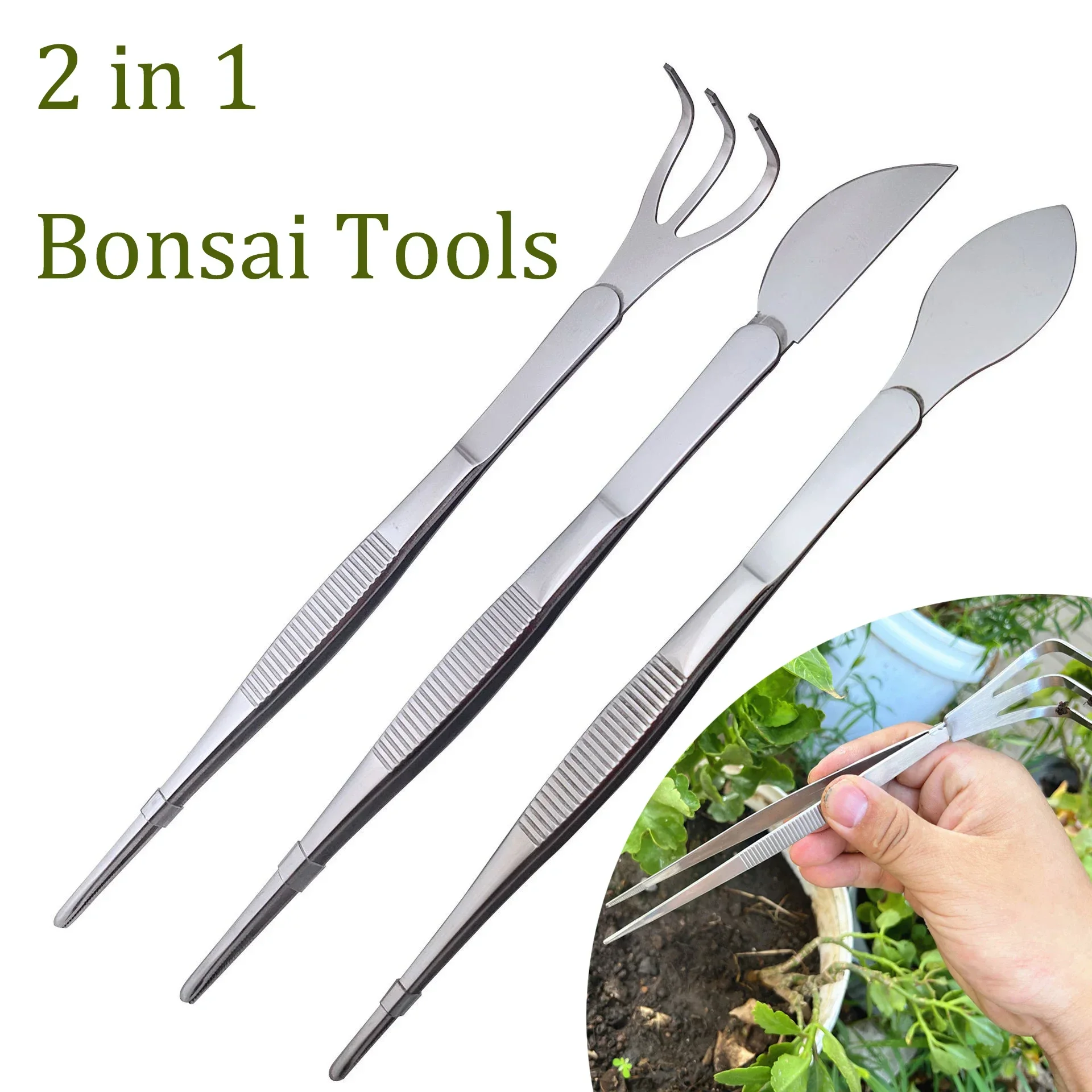 1pc 2 in 1 rastrello per radic - Bonsai Garden Rake recensione e prezzo