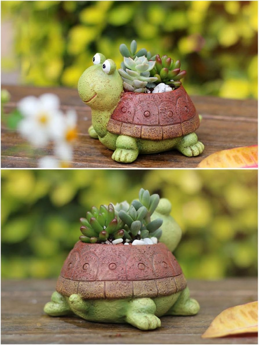 Cute Turtle Planter succulente - Bonsai Garden For Desk recensione e prezzo