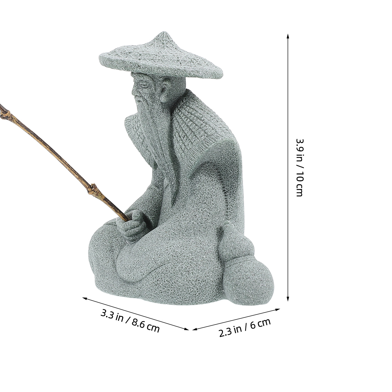 Piccola Statua di Pescatore in - Japanese Garden Bonsai recensione e prezzo