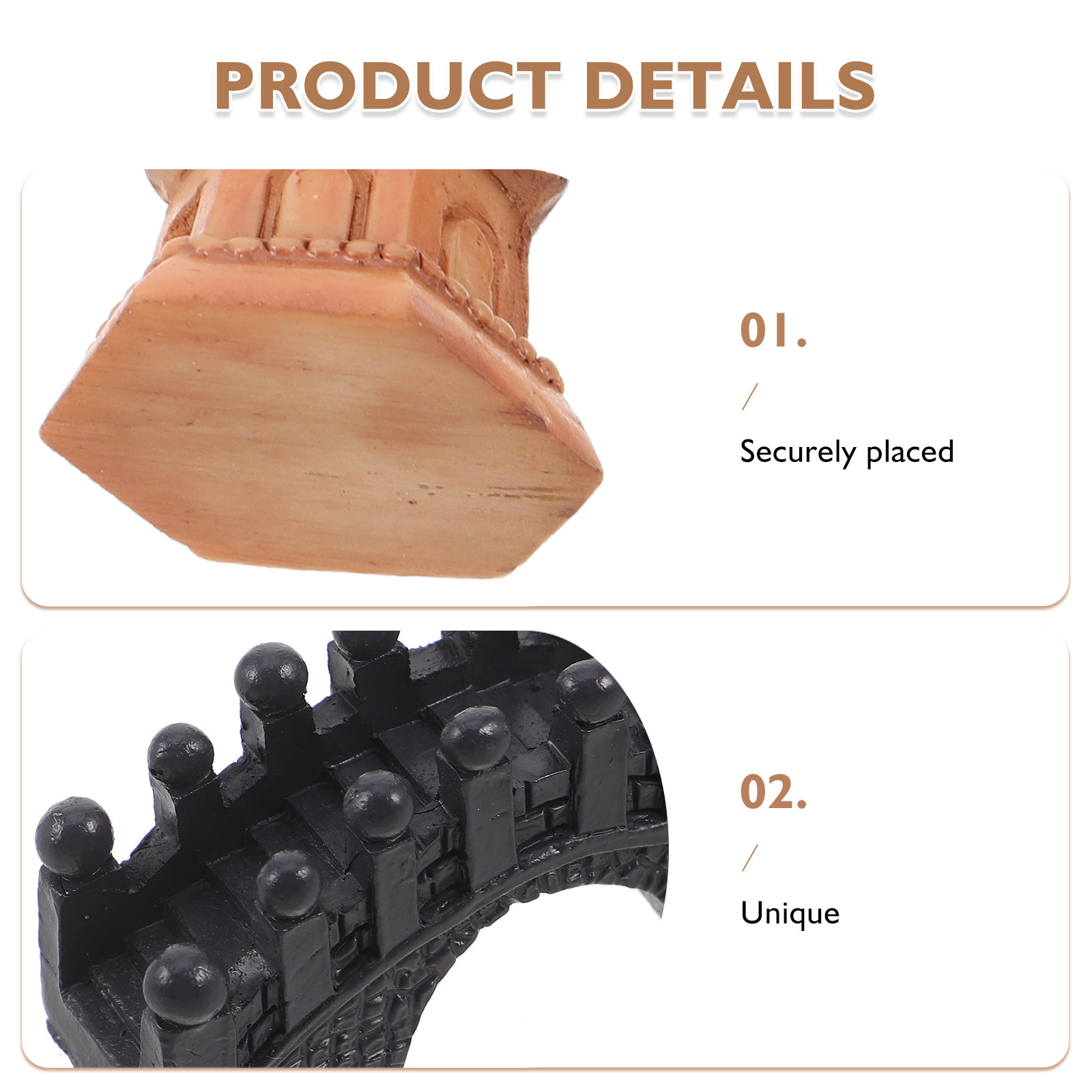 Set di 4 Mini Statue di Pagode - Bonsai Garden For Desk recensione e prezzo