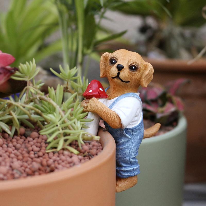 Graziosa Statuetta di Cane in  - Bonsai Garden Pot recensione e prezzo