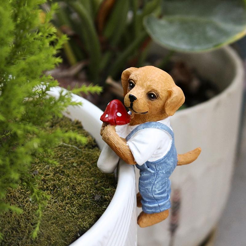Graziosa Statuetta di Cane in  - Bonsai Garden Pot recensione e prezzo