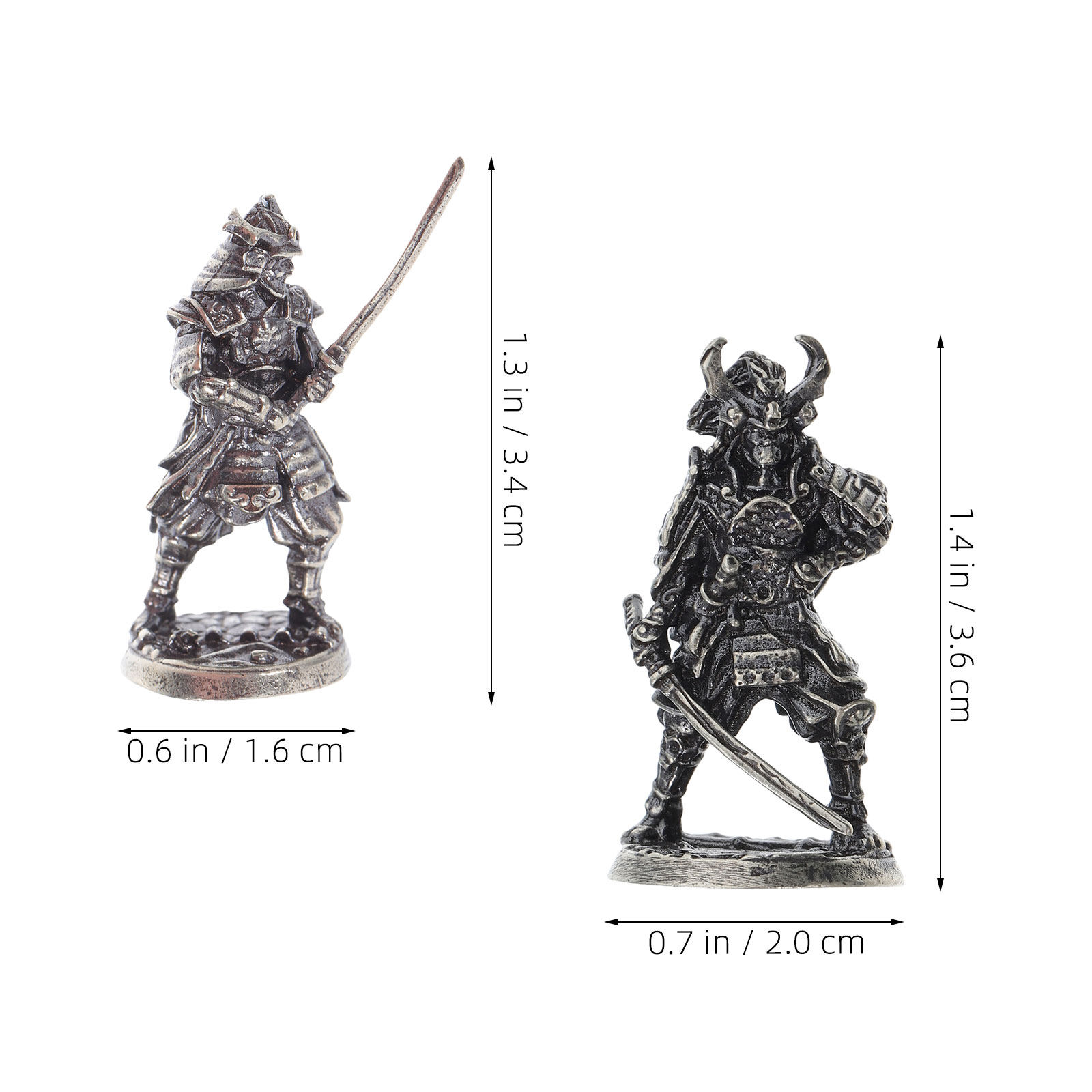 2 Pezzi di Statuette Samurai i - Japanese Garden Bonsai recensione e prezzo