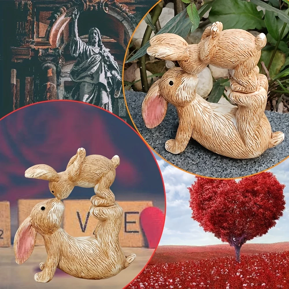 Statua di coniglietto che si b - Bonsai Garden For Desk recensione e prezzo